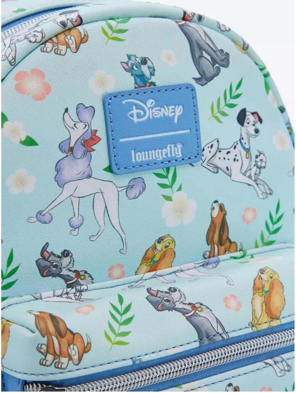 Loungefly Disney Dogs Floral Mini Backpack - Picture 5 of 6